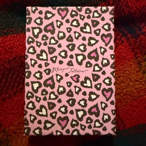 Betsey Johnson Gold Heart with Red Strawberry Charm - Picture 3 of 4